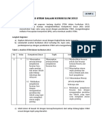 LK Analisis STEM Dalam K13 (FISIKA)