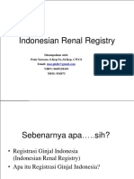 Indonesian Renal Registry: Disampaikan Oleh: Podo Yuwono, S.Kep - Ns.,M.Kep. CWCS Email: NIDN: 0605128103 NBM: 954873
