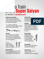 Train Like Super Saiyan Poster