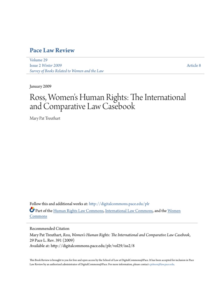 Ross Womens Human Rights - The International and Comparative Law | PDF ...