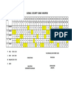 Jadwal Security Bank Maspion: NO Nama