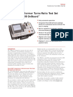 Megger TTR 330 Turns Ratio Tester