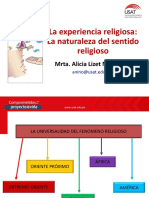 La Experiencia Religiosa - La Naturaleza Del Sentido Religioso