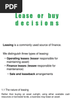 Lease or Buy Decision