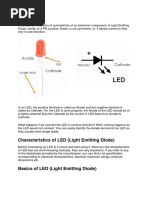 LED Polarity and Placement Guide | PDF | Anode | Cathode