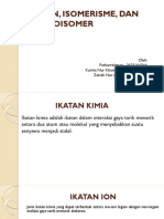 Ikatan, Isomerisme, Dan Stereoisomer(Fix)