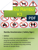 Presentasi Rambu Rambu K3