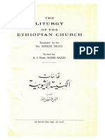 The Liturgy of The Ethiopian Church 1959 Original English Arabic