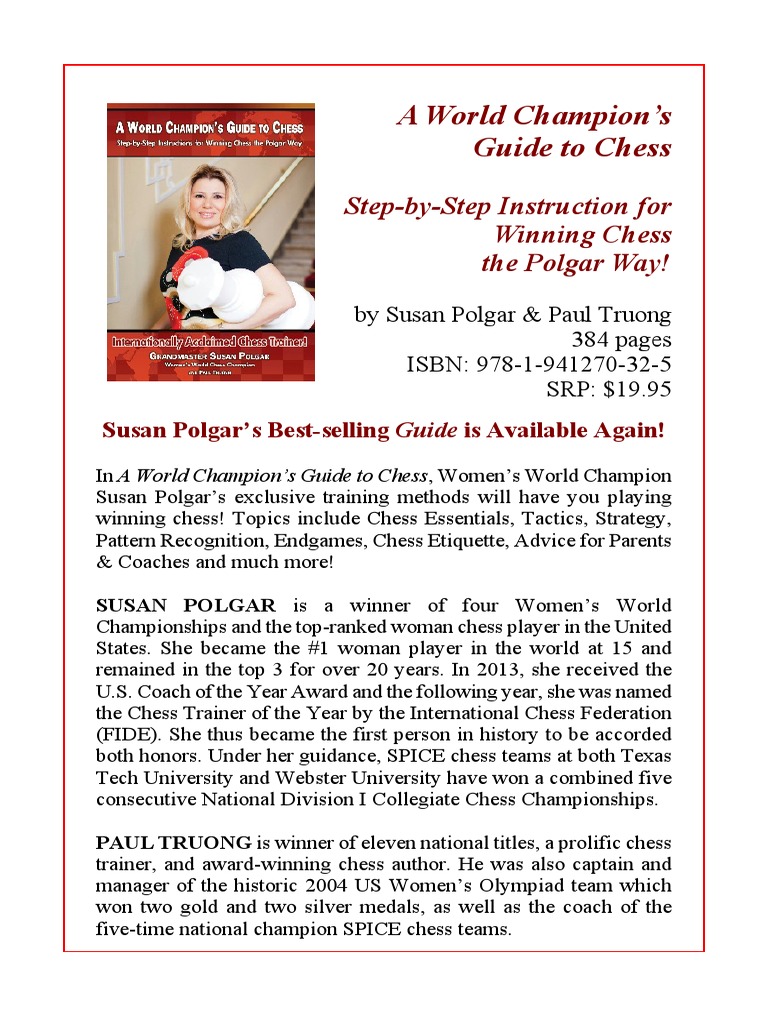Polgar's Guide to Winning Chess Strategies | PDF