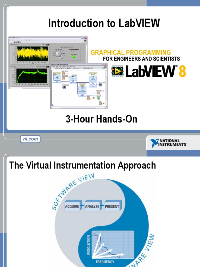 Introduction To LabVIEW 8 in 3 Hours PDF Data Acquisition Matlab
