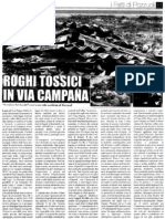 Corriere Flegreo 12 Ottobre 2010 - Roghi Tossici in Via Campana