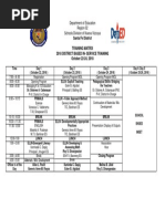 MATRIX For The INSET 2018