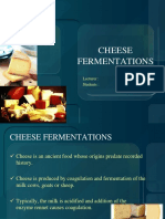 CHEESE FERMENTATION LECTURE