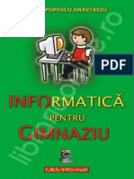 Doru Popescu Anastasiu - Informatica Pentru Gimnaziu