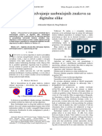 Automatsko Izdvajanje Saobracajnih Znakova Sa Digitalne Slike PDF