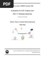 VoiP Codec Select Over WiFi