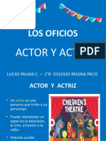 Los Oficios - Actor Lucas Palma