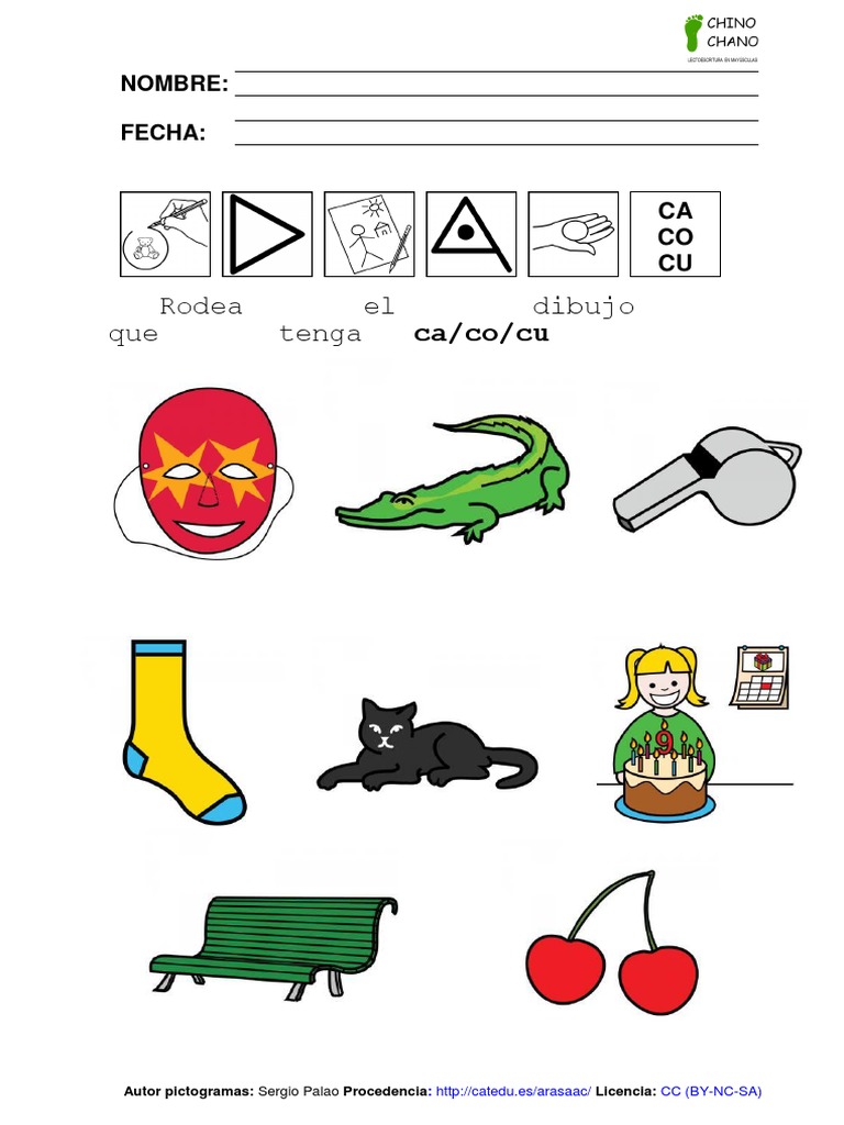 CA Co Cu Fichas Minusculas PDF