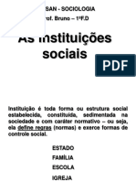INSTITUIÇÕES SOCIAIS - 1º Ano EM PDF