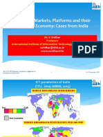 Two-Sided Markets, Platforms and Their Impact On Economy: Cases From India