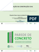 Engenheiro apresenta sistema construtivo de paredes de concreto