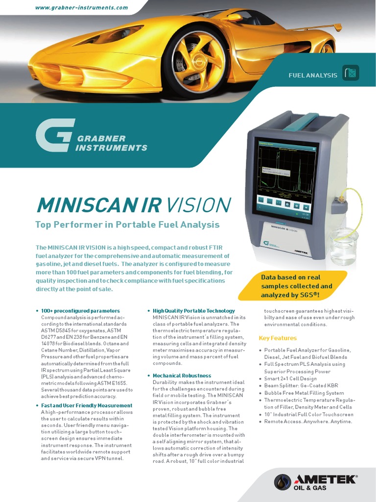 Grabner Instrument | PDF | Gasoline | Diesel Fuel
