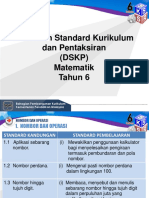 DSKP Matematik Tahun 6 (Pengetahuan)