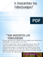 Son Inocentes Los Videojuegos