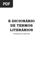 E-Dicionário de Termos Literários (EDTL) | PDF | Science | Ciência ...
