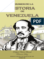 Resumen de Historia de Venezuela Tomo III 