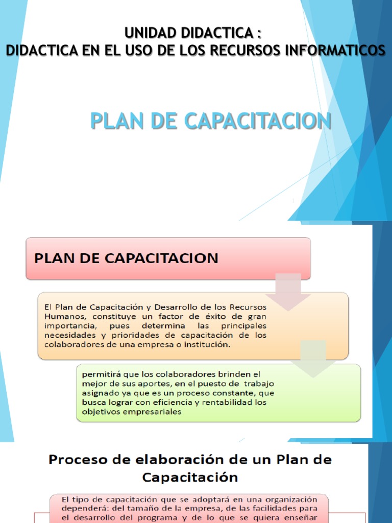 Plan de Capacitacion | PDF