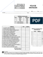 Hoja de Anotaciones Test Del Rrey PDF