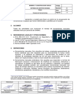 Control de herramientas para minería