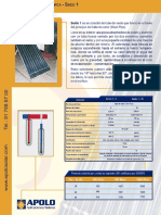 Energía Solar Térmica. Colector Seido I
