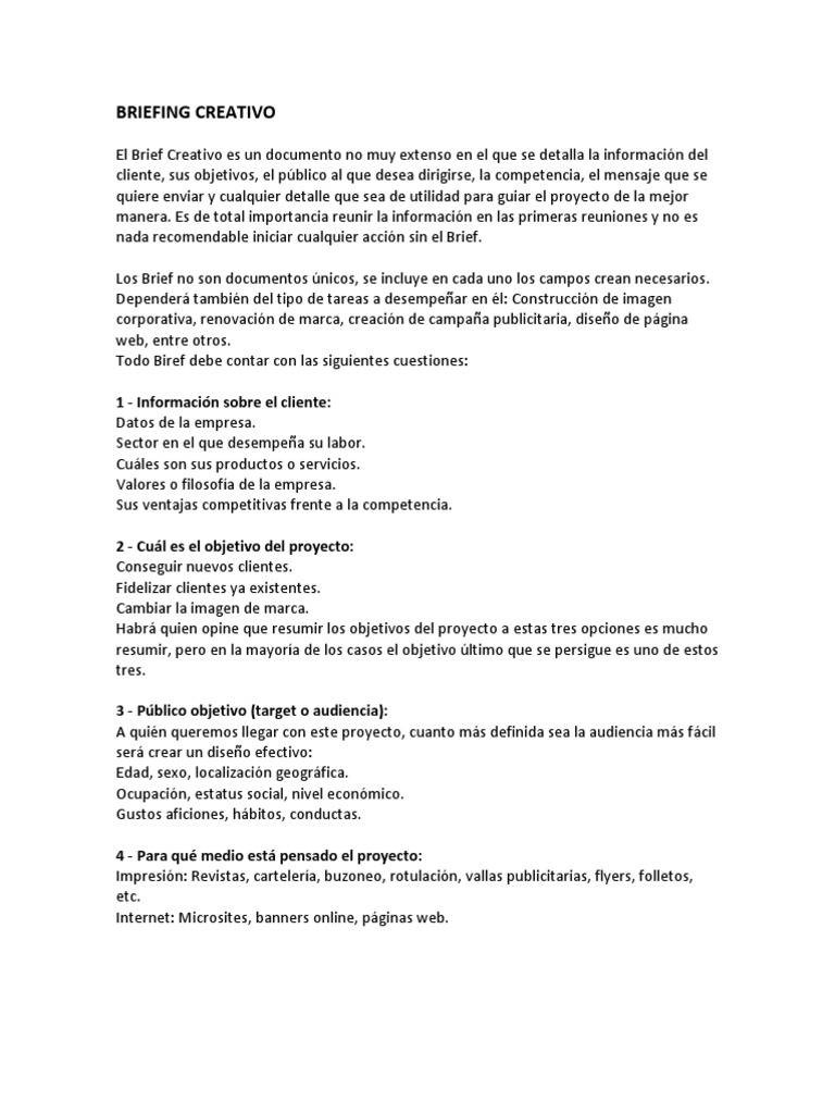 BRIEF DEFINICION intelligence overview