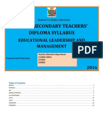 JSS TE Education Leadership and Management Jan3 2016