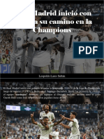 Leopoldo Lares Sultán - Real Madrid Inició Con Goleada Su Camino en La Champions