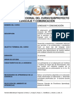 ITINERARIO FORMATIVO MÓDULO INICIAL para Meteorología PDF