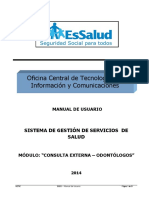 Manual Sgss Consulta Externa - Odontologos