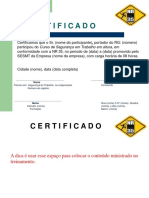 Certificado de treinamento de NR 35.ppt