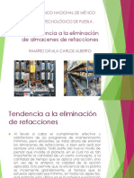 4.6 Tendencia A La Eliminación de Almacenes de Refacciones