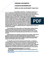 Franța Napoleoniană-Restaurația Burbonilor. Intrarea Lui Ludovic Al XIII-lea În Paris