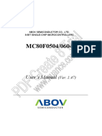 Magnachip MC80F0604B Datasheet