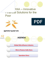 SPANDANA - Innovative Financial Solutions For The Poor