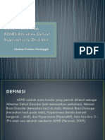 ASKEP Pada Anak ADHD (Attention Deficit Hyperactivity Disorder)