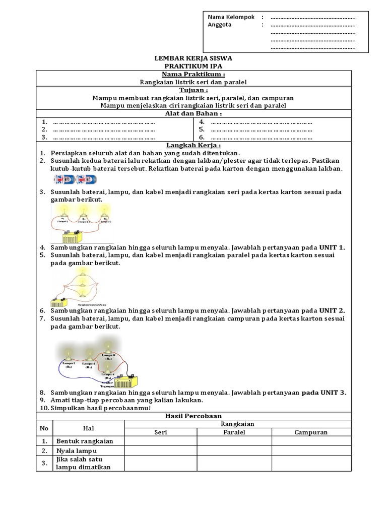 Praktikum Rangkaian Listrik