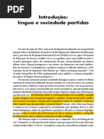 Lingua e Sociedade Partidas - Introdução 