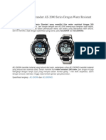 Jam Tangan Casio Standart AE-2000 PDF