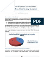 3 Shan E28093 Brand Current Status in The Market Brand Positioning Elements