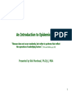 An Introduction to Epidemiology